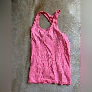 Pink lululemon tank top